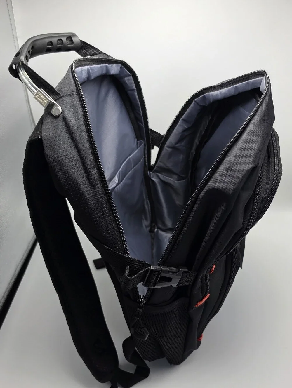 Beverly Hills‎ Polo Club Unisex Backpack Cushioned Straps Color Black